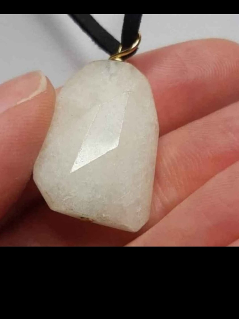 White Quartz Wire Wrap Necklace
